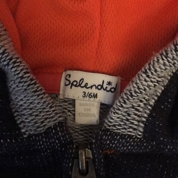 Splendid Baby Hoodie 3/6mo - Picture 2 of 3